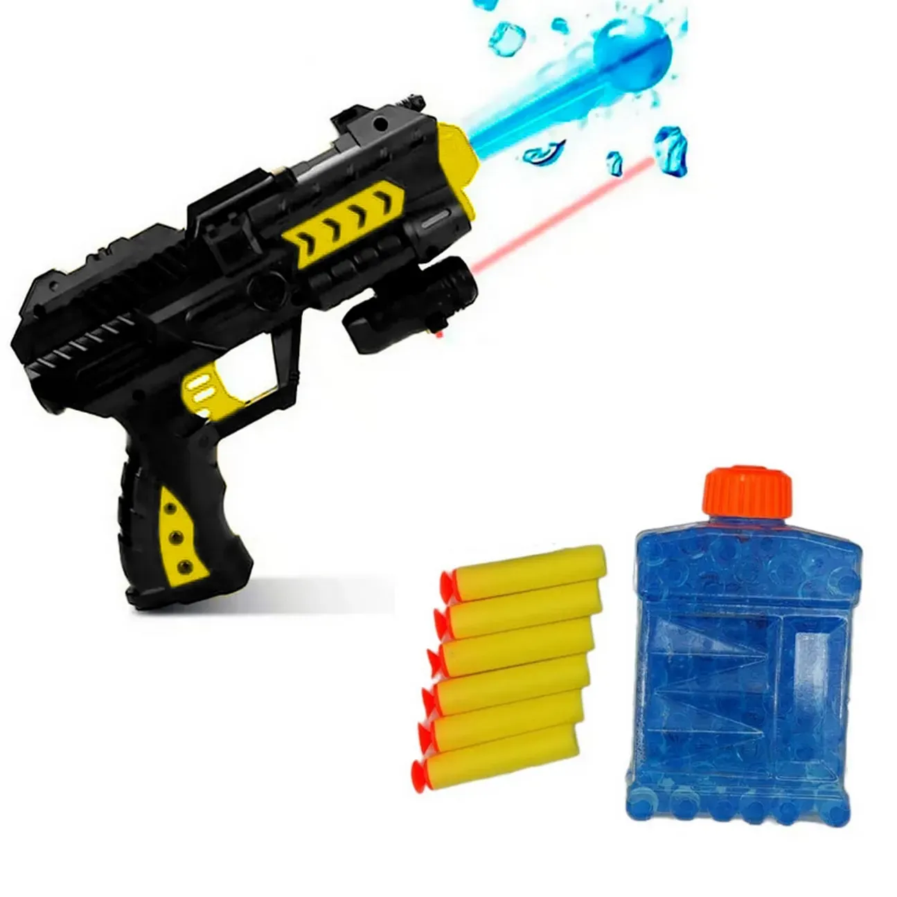 Pistola Lanza Dardos Laser Hidrogel Nerf Juguete Niños