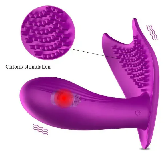 Vibrador Control Remoto Fox, Panty Vibrador, Vibrador Recargable Silicona