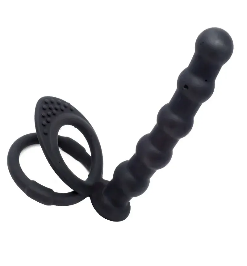 Anillo Retardante Para el Pene con Dildo, Dildo Para Doble Penetracion, Anillo Masculino