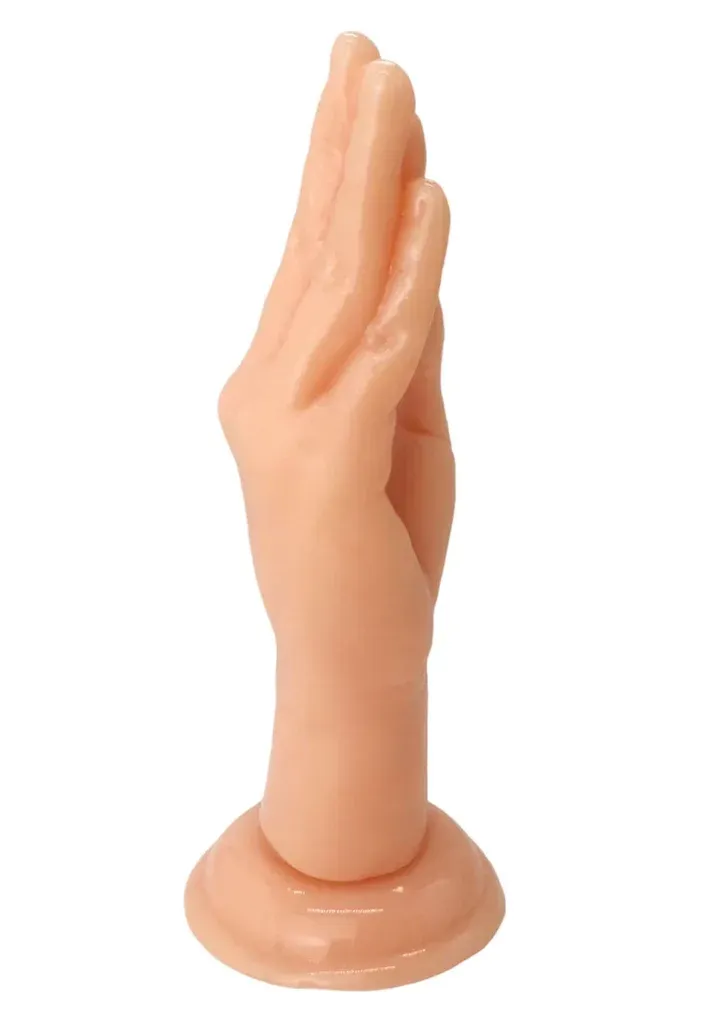 Consolador Con Chupa Mano, Dildo en forma de mano 20cm