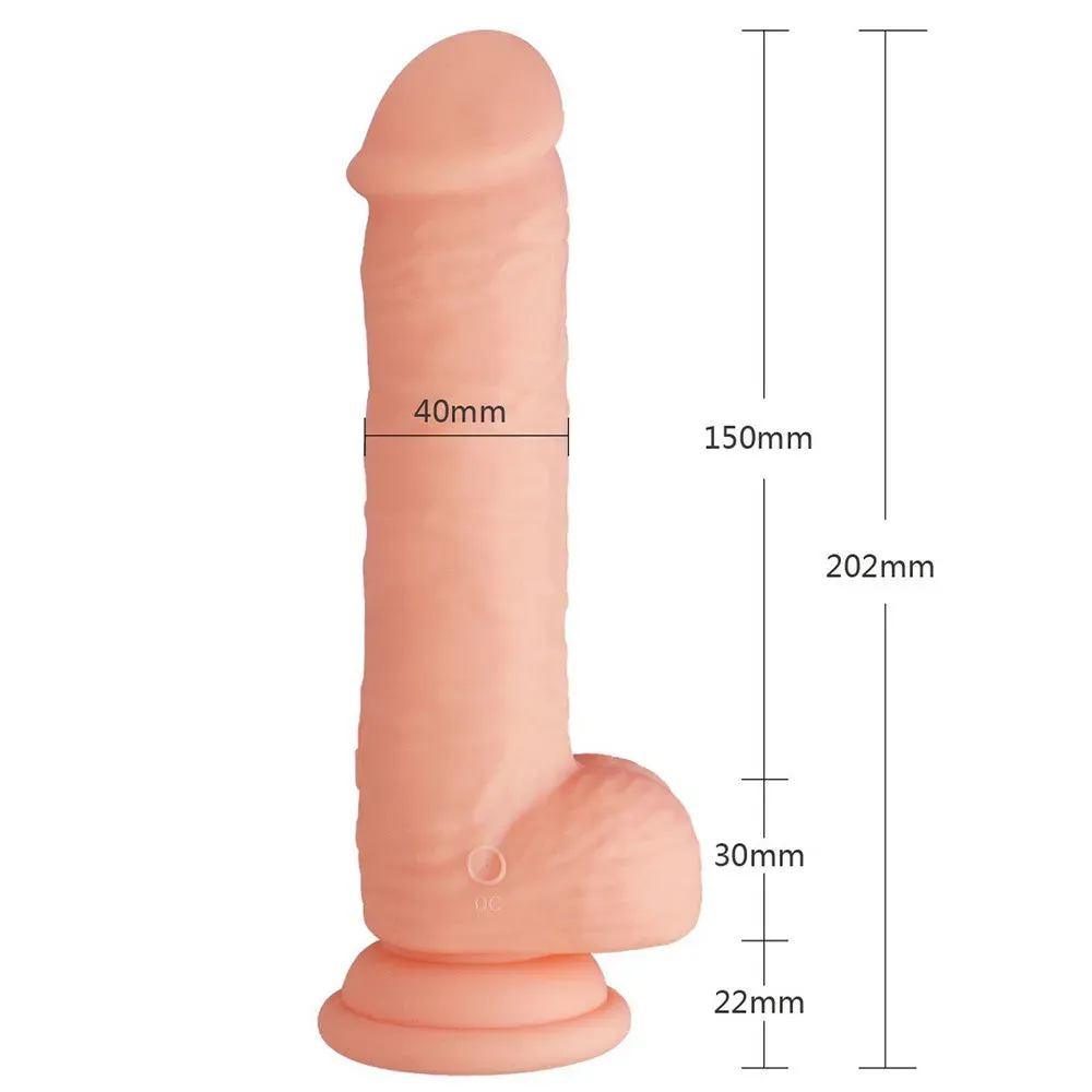 Consolador Realista Vibrador Dong Novice, Consolador Con Chupa. Vibrador Recargable