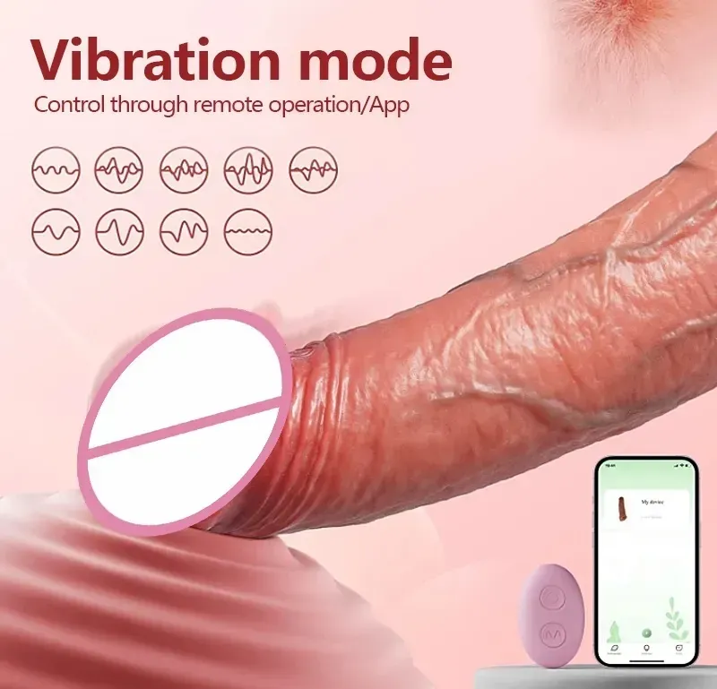 Funda Realista Vibradora Para Pene + App Larga Distancia, Funda Silicona Hyperrealista.