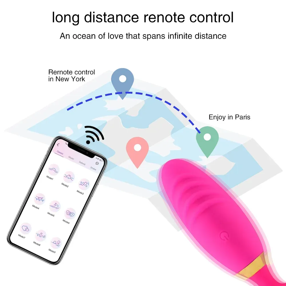 Plug Anal Aplicación, Vibrador Larga Distancia, Vibrador Bluetooth