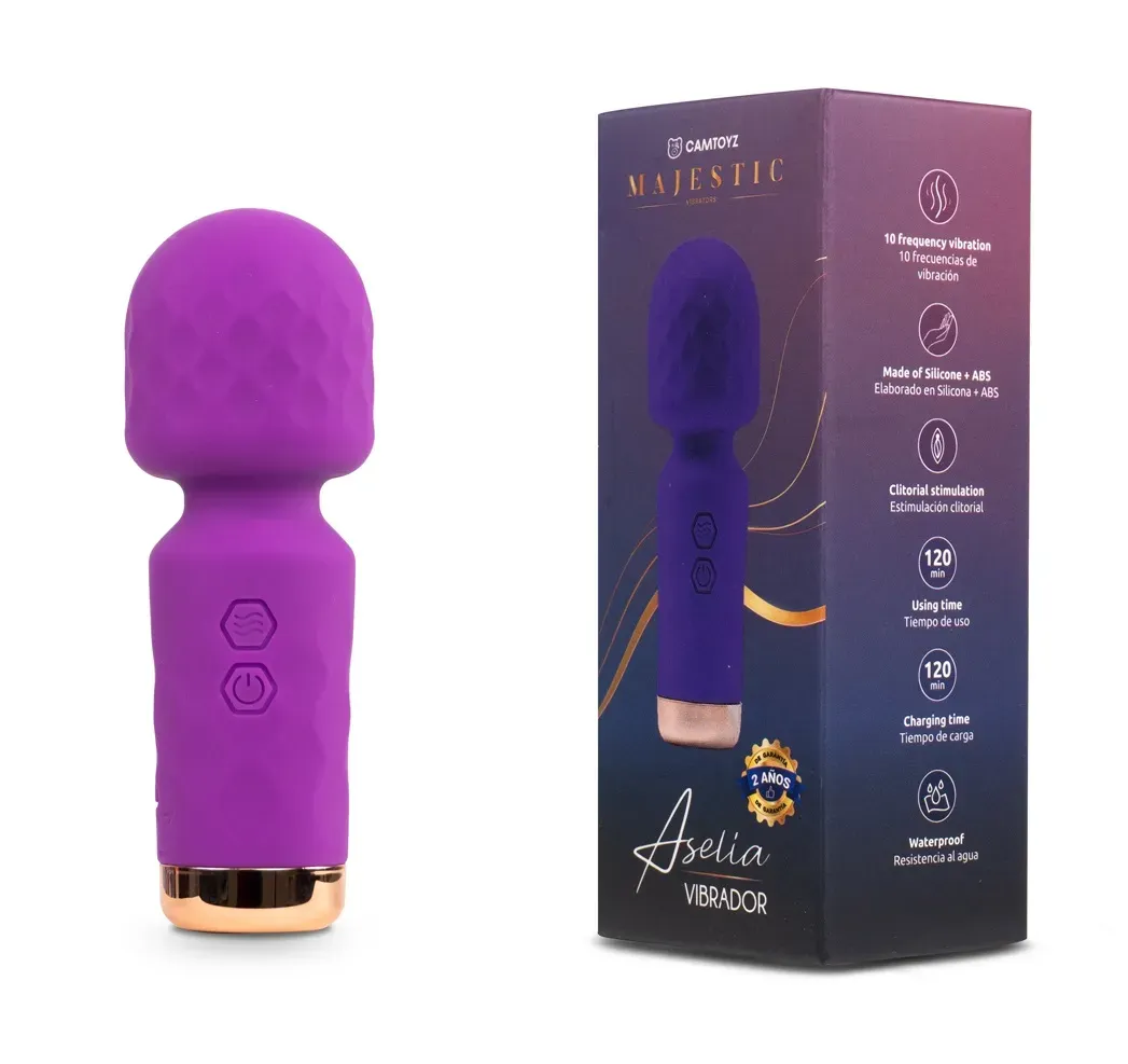 Hitachi Vibrador Mini, Mini Vibrador clitorial, Vibrador Silicona Recargable