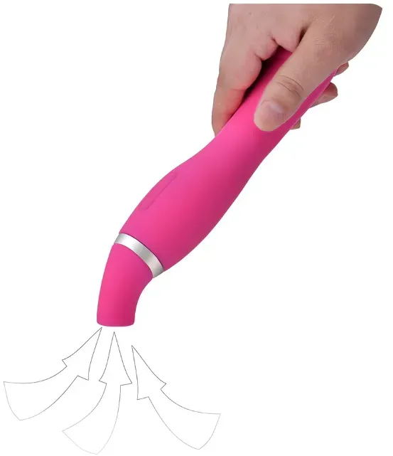 VIBRADOR Y SUCCIONADOR LEBOOM, Vibrador Silicona Medica