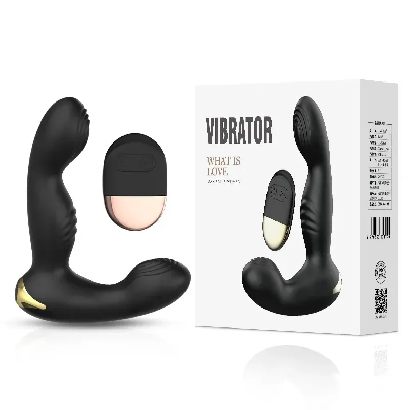 Estimulador Anal y Próstata, Vibrador a Control Remoto, Recargable