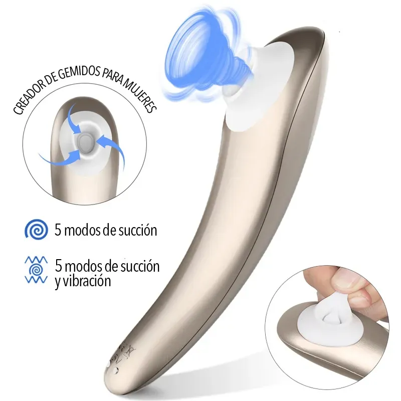 Succionador Clitorial Recargable, Sucking Pro De Alta Calidad, Vibrador Recargable