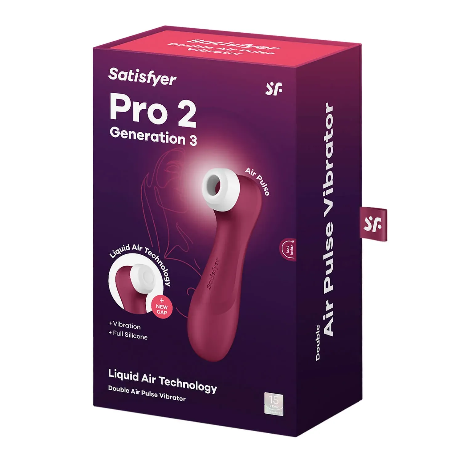 SATISFYER PRO 2 (3ra Generación), VERSION MEJORADA, Vibrador y Succionador