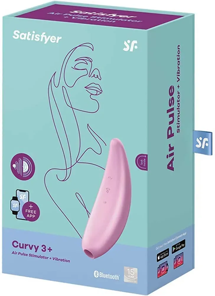 Satisfyer curvy 3+ Con app, Doble Vibrador y Succionador