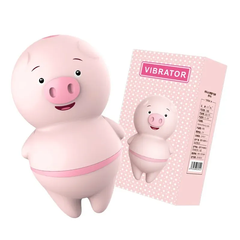 Vibrador Cerdito Lengueteador, Mini Vibrador