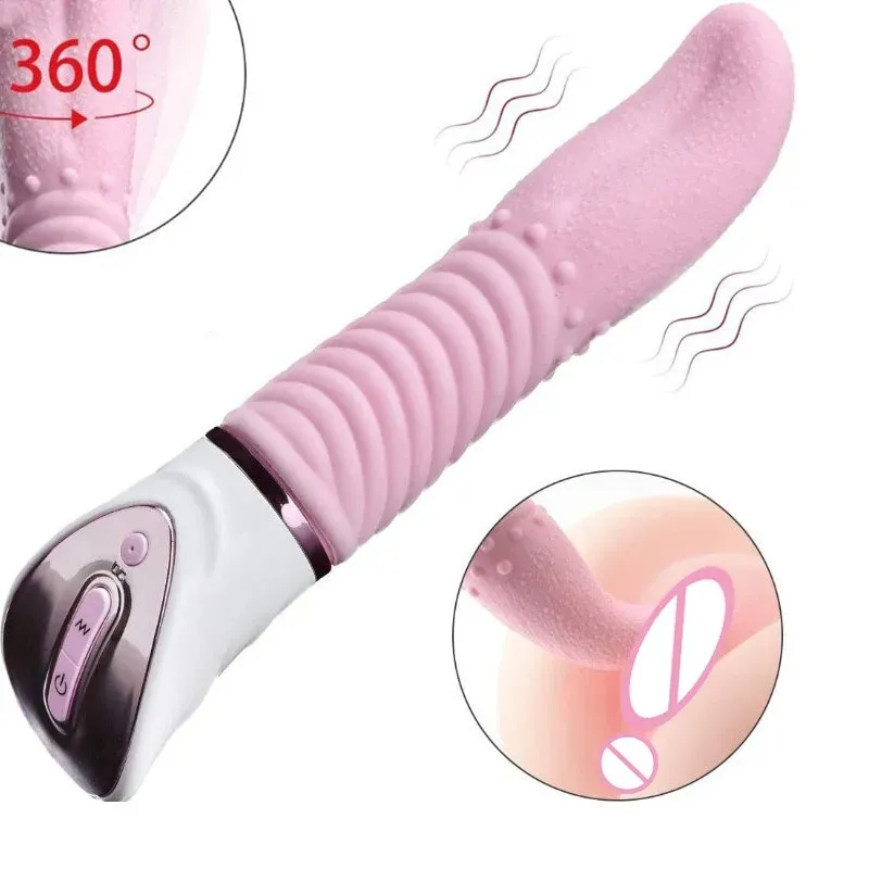 Vibrador Lengua High Fashion, Vibrador De Lujo Con Movimiento Realista