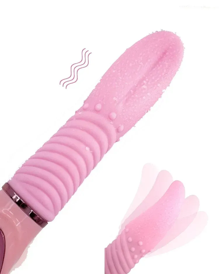 Vibrador Lengua High Fashion, Vibrador De Lujo Con Movimiento Realista