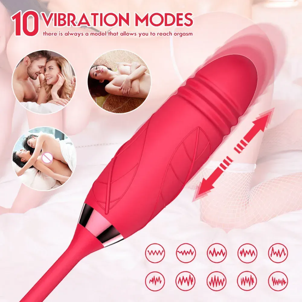 Vibrador Doble, Rosa Lengueteadora, Vibrador Sube y Baja, Rosa Vibradora