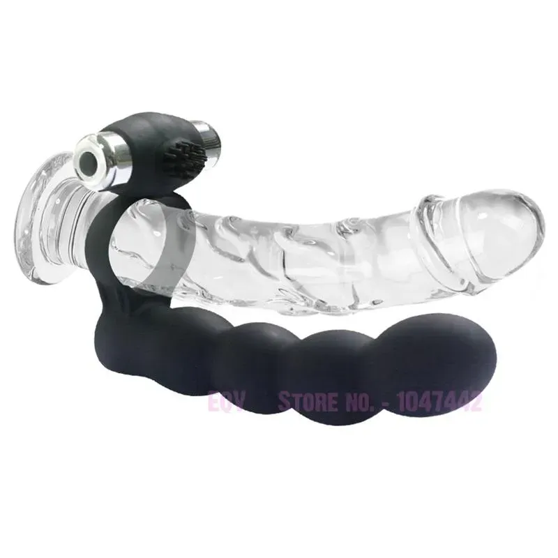 Anillo Vibrador Con Dildo, Anillo Retardante Para El Pene