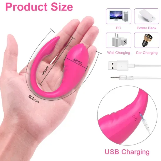 Vibrador Lover Con Aplicación Larga Distancia, Diseño Tipo Lush Lovense, Bluetooth