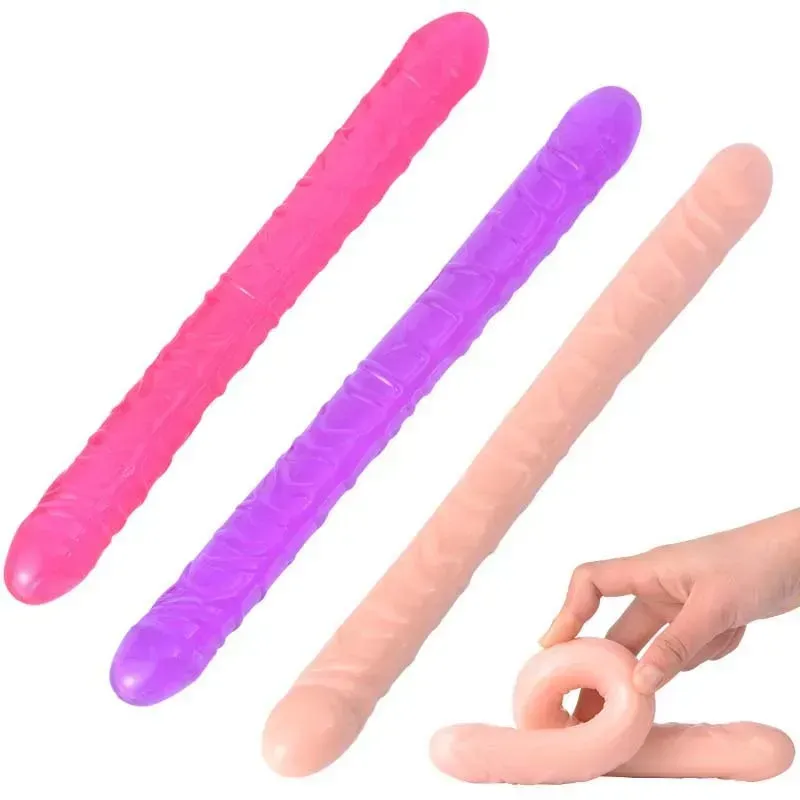 DILDO DOBLE PUNTA LESBICO, CONSOLADOR DOBLE, TALLA M 