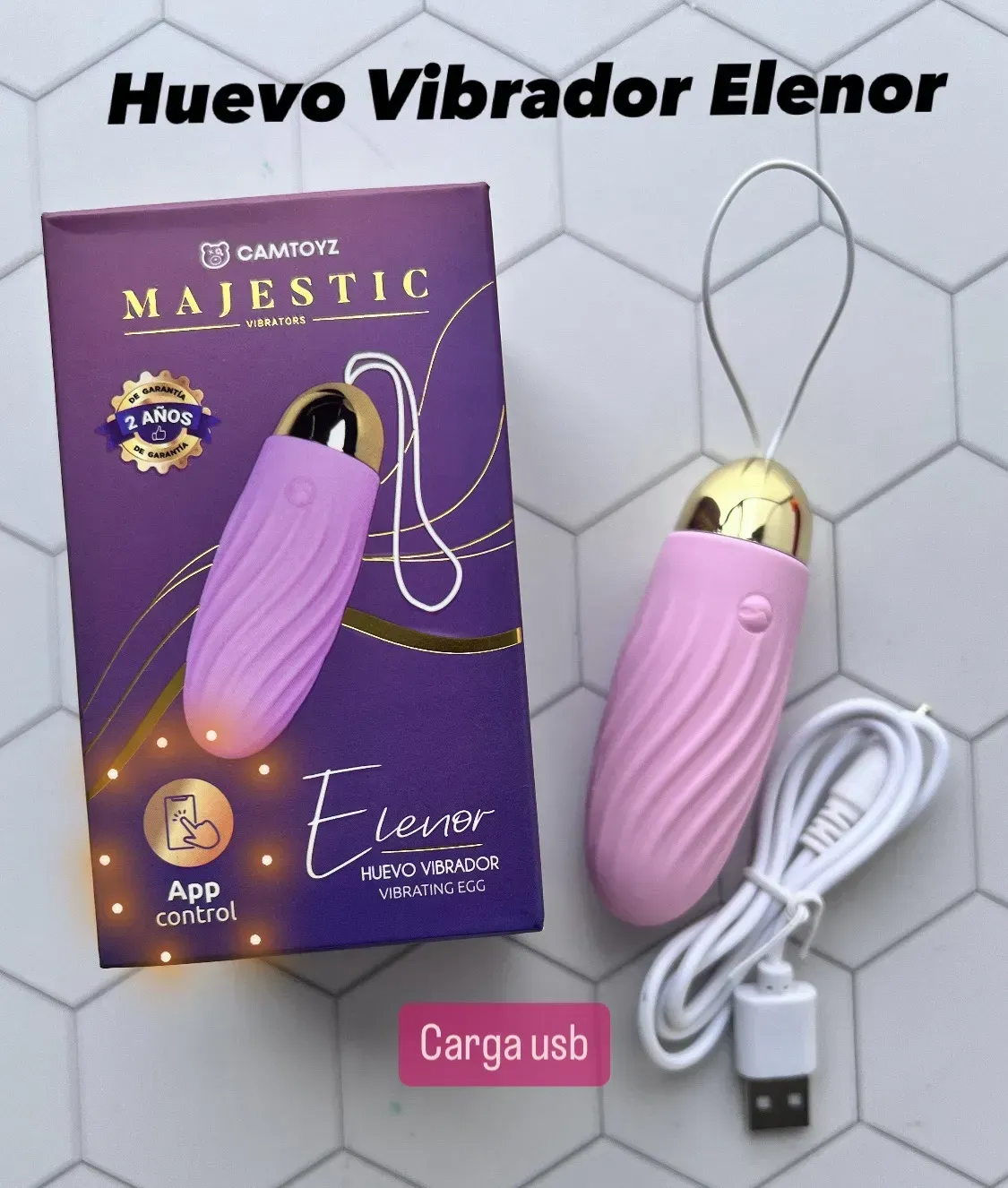 Bala Vibradora con aplicacion, Vibrador larga distancia. Vibrador de bolsillo, Bluetooth 