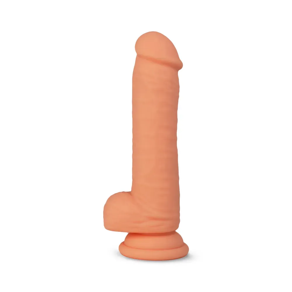 Consolador Realista Vibrador Dong Novice, Consolador Con Chupa. Vibrador Recargable