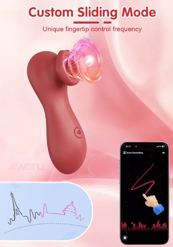 Succionador Aplicacion Larga Distancia, Vibrador App Tipo Lush Lovense, Bluetooth App