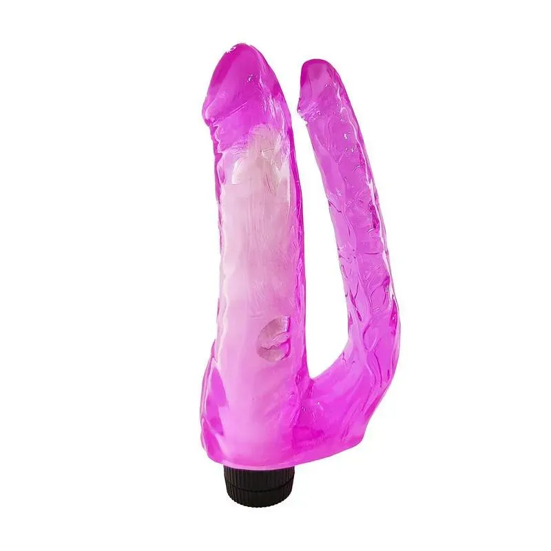 Consolador Vibrador Doble Penetracion, Multiples Velocidades