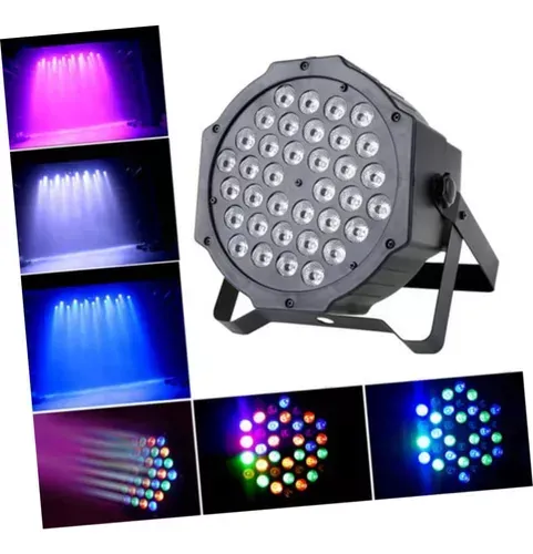 Luz Led Audio Rítmica 36 Leds Estroboscópica Discoteca