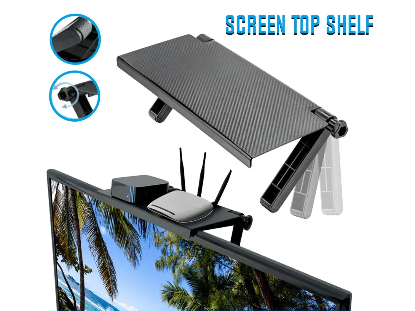 Soporte Ajustable para Tv Screen Top Shelf