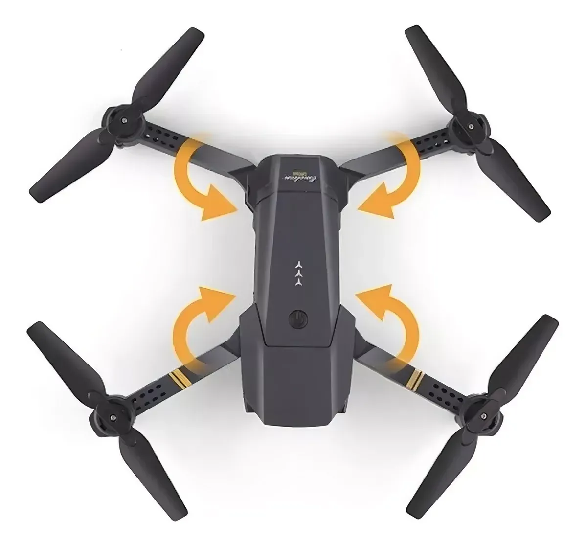 Drone 998 Plegable Con Camara 3 Baterias Negro HD 2.4 GHz