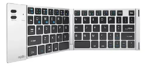 Teclado Inalambrico Plegable Recargable Bluetooth Portatil