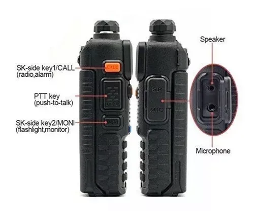 Walkie Talkie Baofeng Uv 5R Radio Bidireccional De Alta Potencia