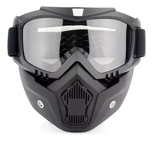 Gafas Motocross Careta Moto Mascara Casco Protección Golpes