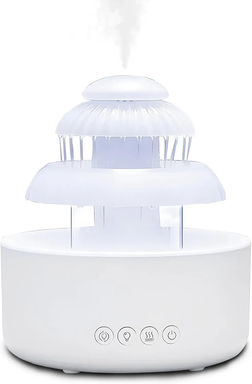 Humidificador Difusor Eléctrico Fuente Luz Led 