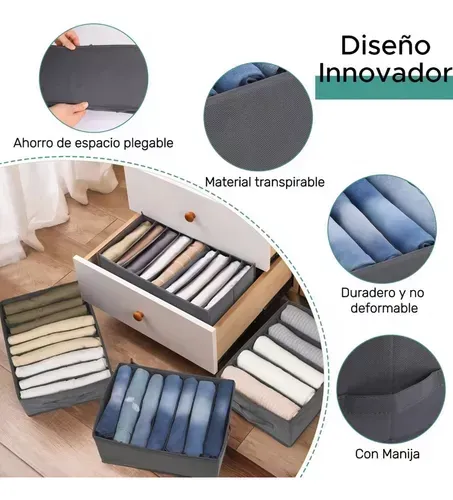 Caja Divisora Organizadores Almacenamiento Jeans