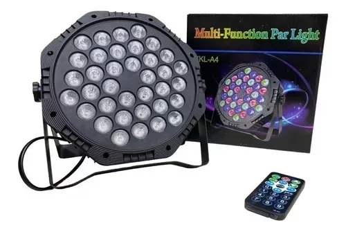 Luz Led Audio Rítmica 36 Leds Estroboscópica Discoteca