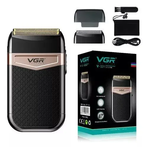 Barbera Electrica Afeitadora Vgr V 331 Recargable Usb