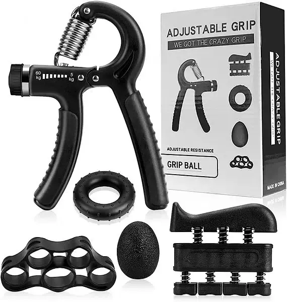 Kit Hand Grip Ejercitador Muñeca Ante Brazo