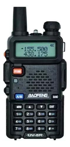 Radio Walkie Talkie Linterna Comunicador Uv-5rl Audífonos