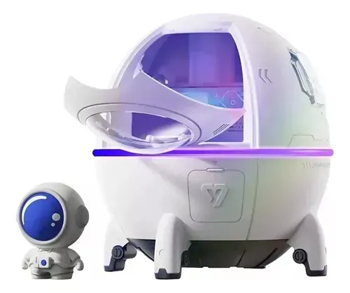 Humidificador Difusor Eléctrico Nave Espacial 