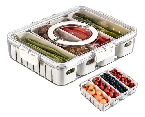 Bandeja Contenedor Frutas Verduras Refrigerador Cocina Hogar