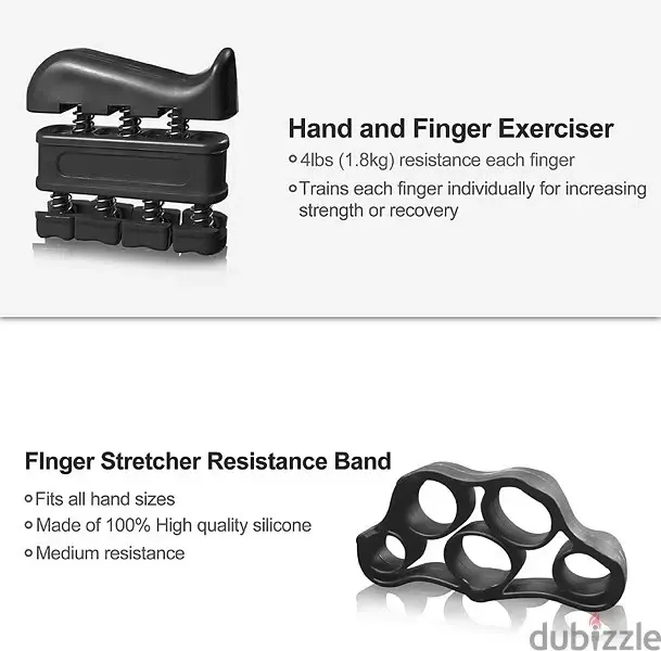 Kit Hand Grip Ejercitador Muñeca Ante Brazo