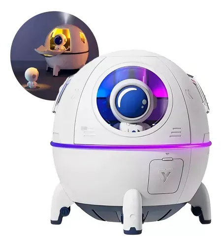 Humidificador Difusor Eléctrico Nave Espacial 