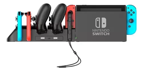 Base De Carga Nintendo Switch Soporte 6 En 1 Ipega Pg 9187