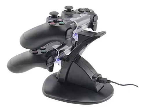 Soporte Cargador Dual Para Controles Ps4 Ps4 Pro Y Ps4 Slim