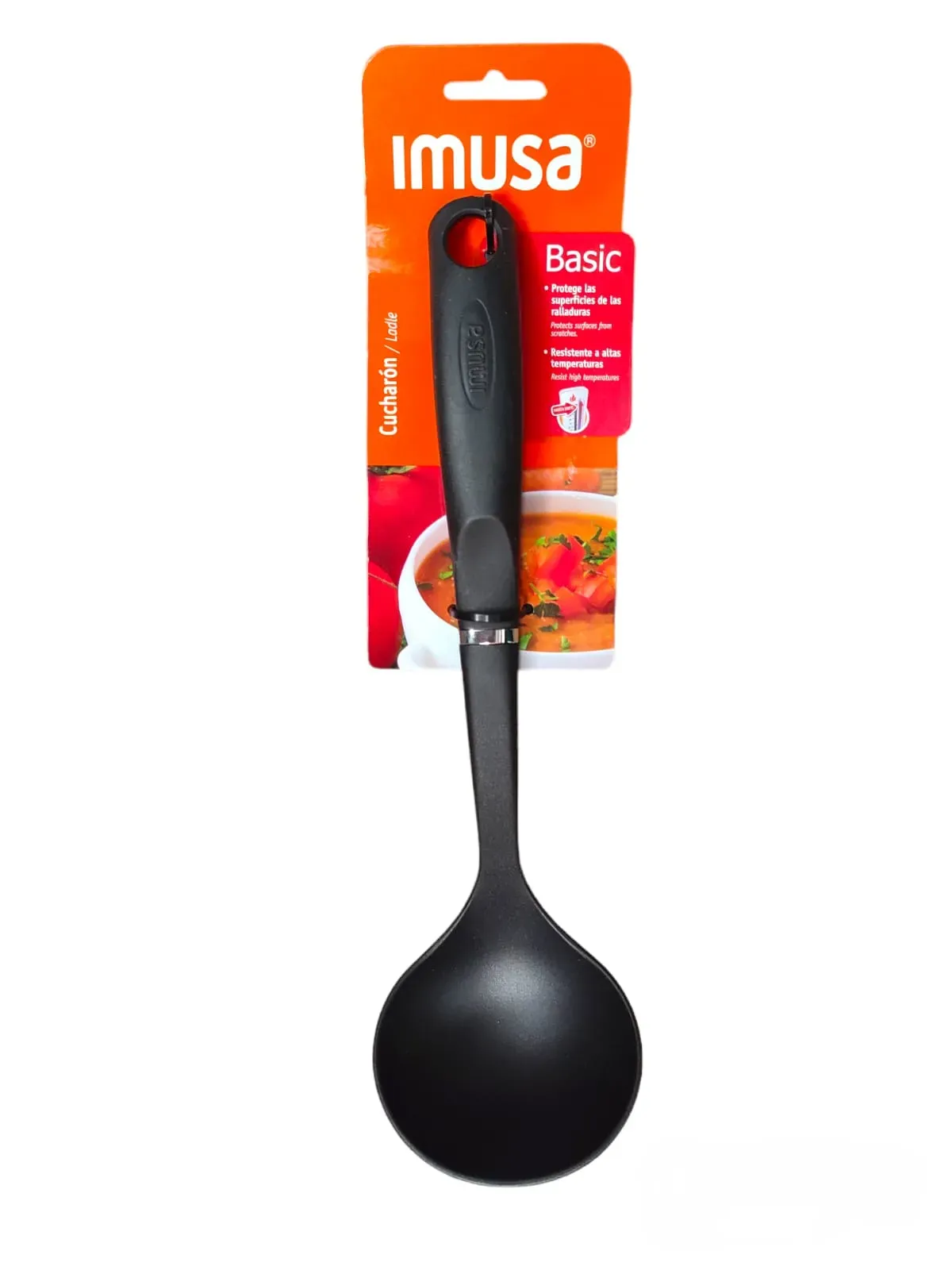 Set X6 Utensilios Imusa Basic En Nylon Negros