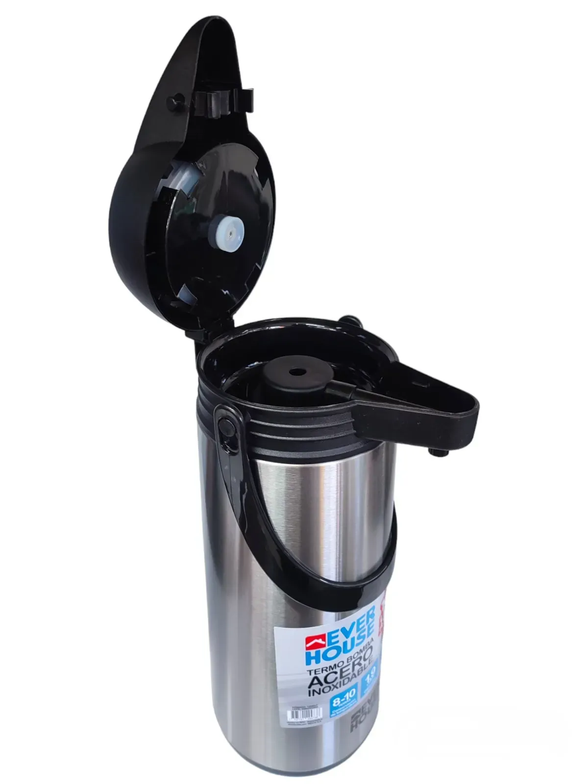 Termo Bomba Acero Inoxidable De Cafe 1.9 Litros Ever House