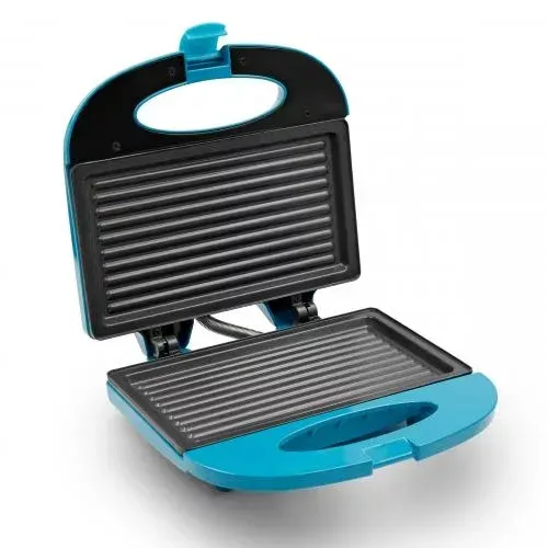 Sanduchera Home Elements Antiadherente Parrilla Grill Azul