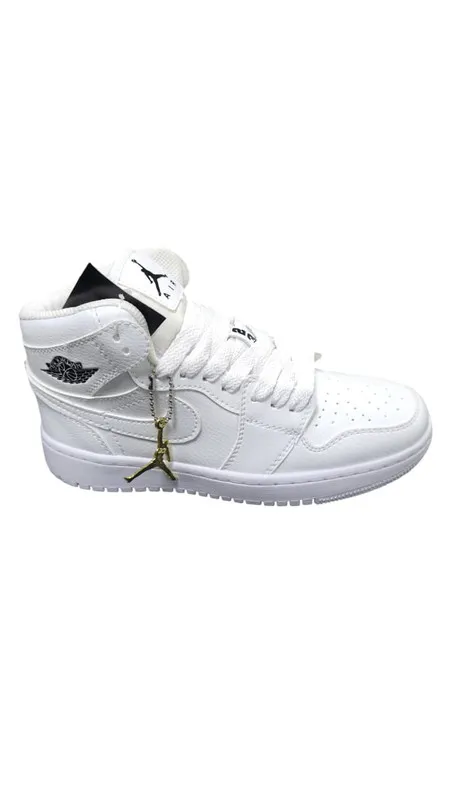 Tenis Jordan Retro 1 Replica AA White Black