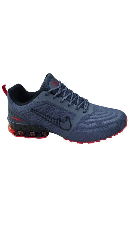 Tenis Importados Suela Tornillo Grey Red