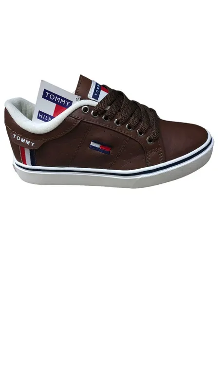 Tenis Tommy Hilfiger Replica 2-A Café