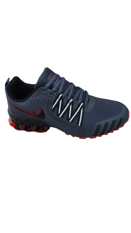 Tenis Importados Suela Tornillo Grey Red