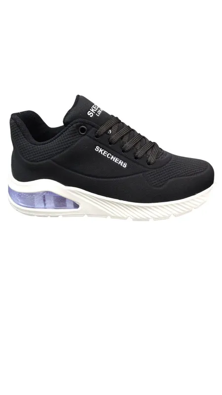 Tenis Skechers Black White Lifestyle R-eplica 2-A